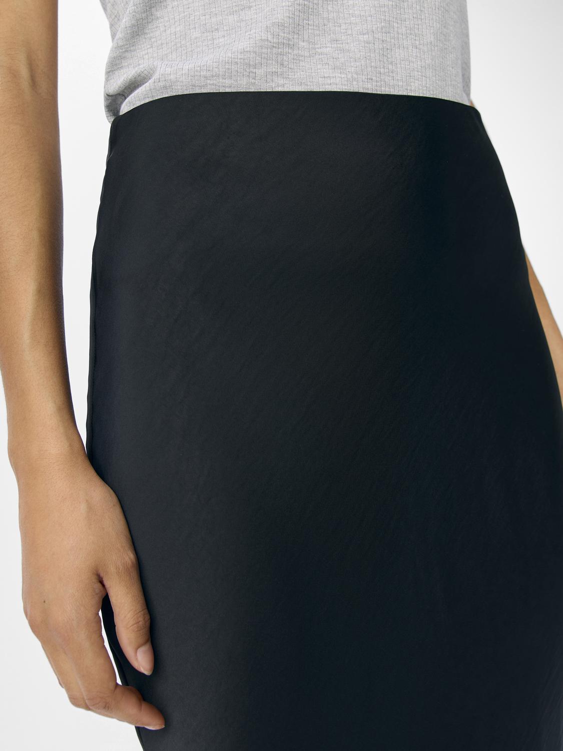 OBJCHILLI Long Skirt - Black - VERO MODA & VILA Bergvik